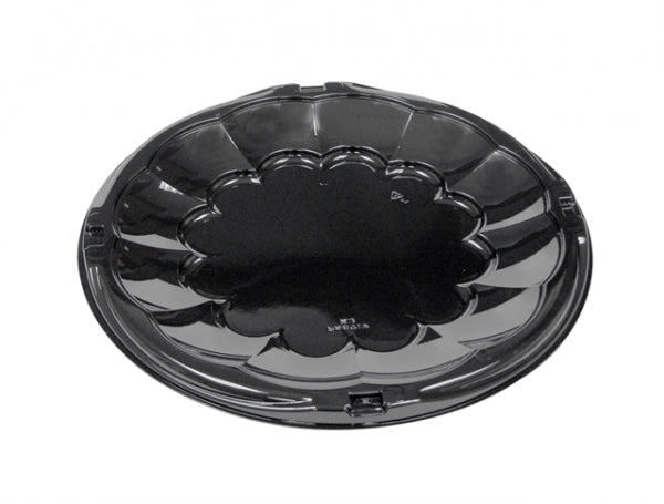 Pactiv - Dome Black Catering Tray - 12"