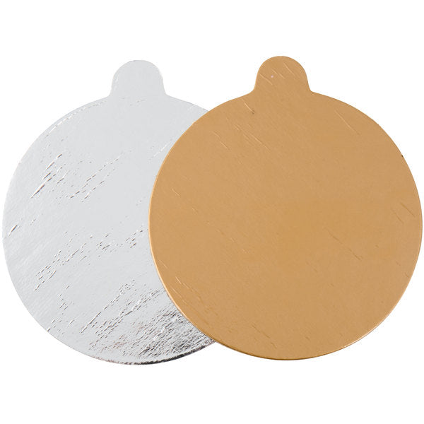 Enjay - Gold/Silver 0.045" Round Tab Board - 4"