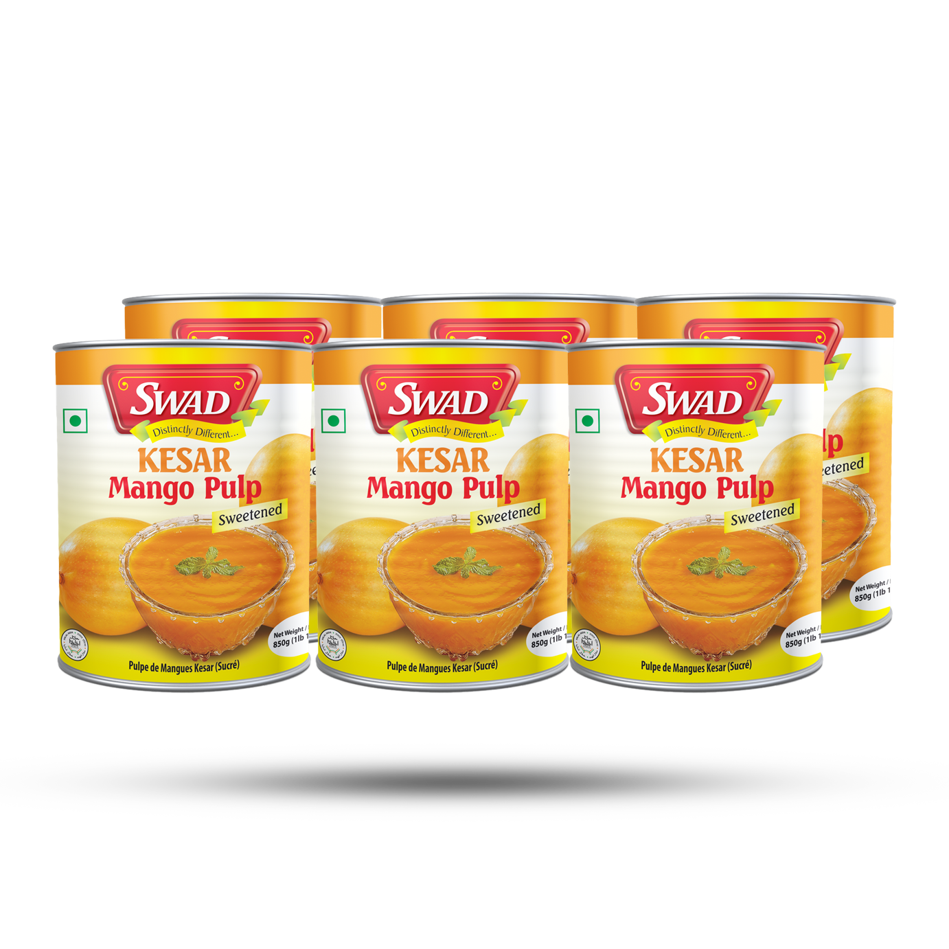 Swad - Kesar - Mango Pulp - 6/Cs