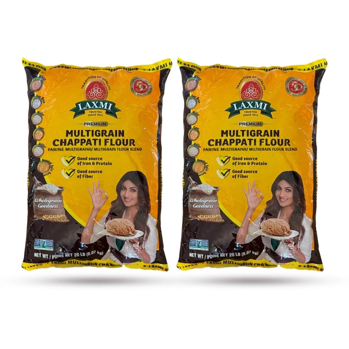 Laxmi - Multigrain Chapati Flour - 20Lb