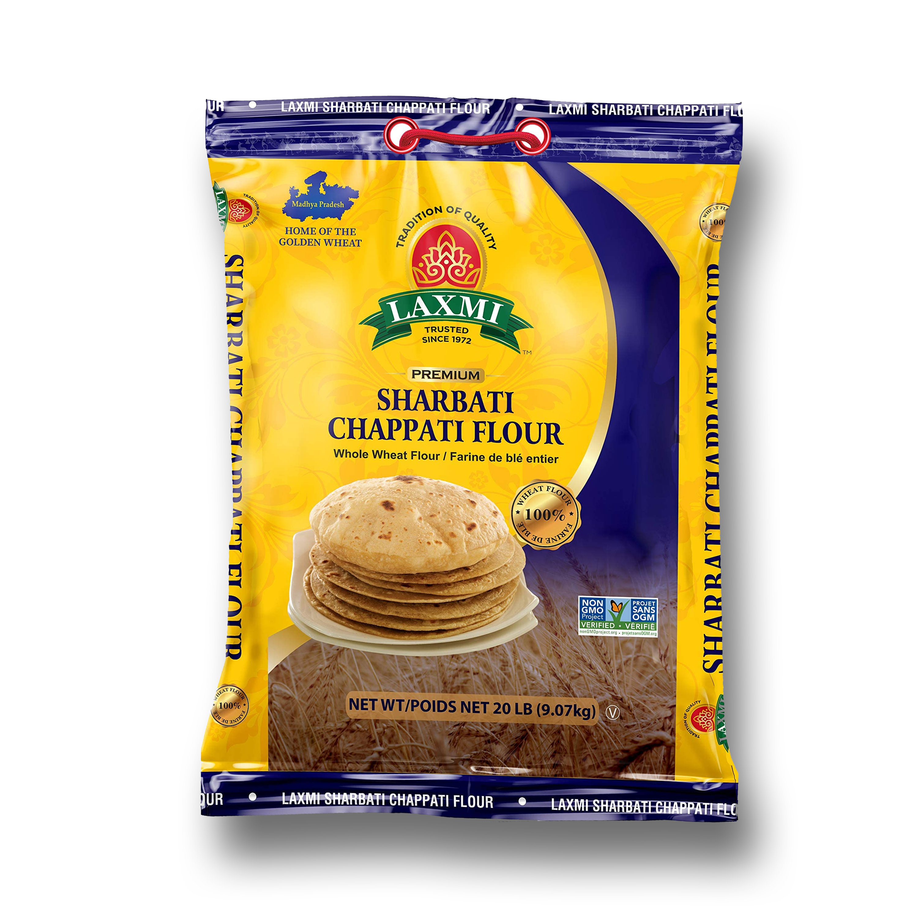 Laxmi - Sharbati Chapati Flour - 20Lb