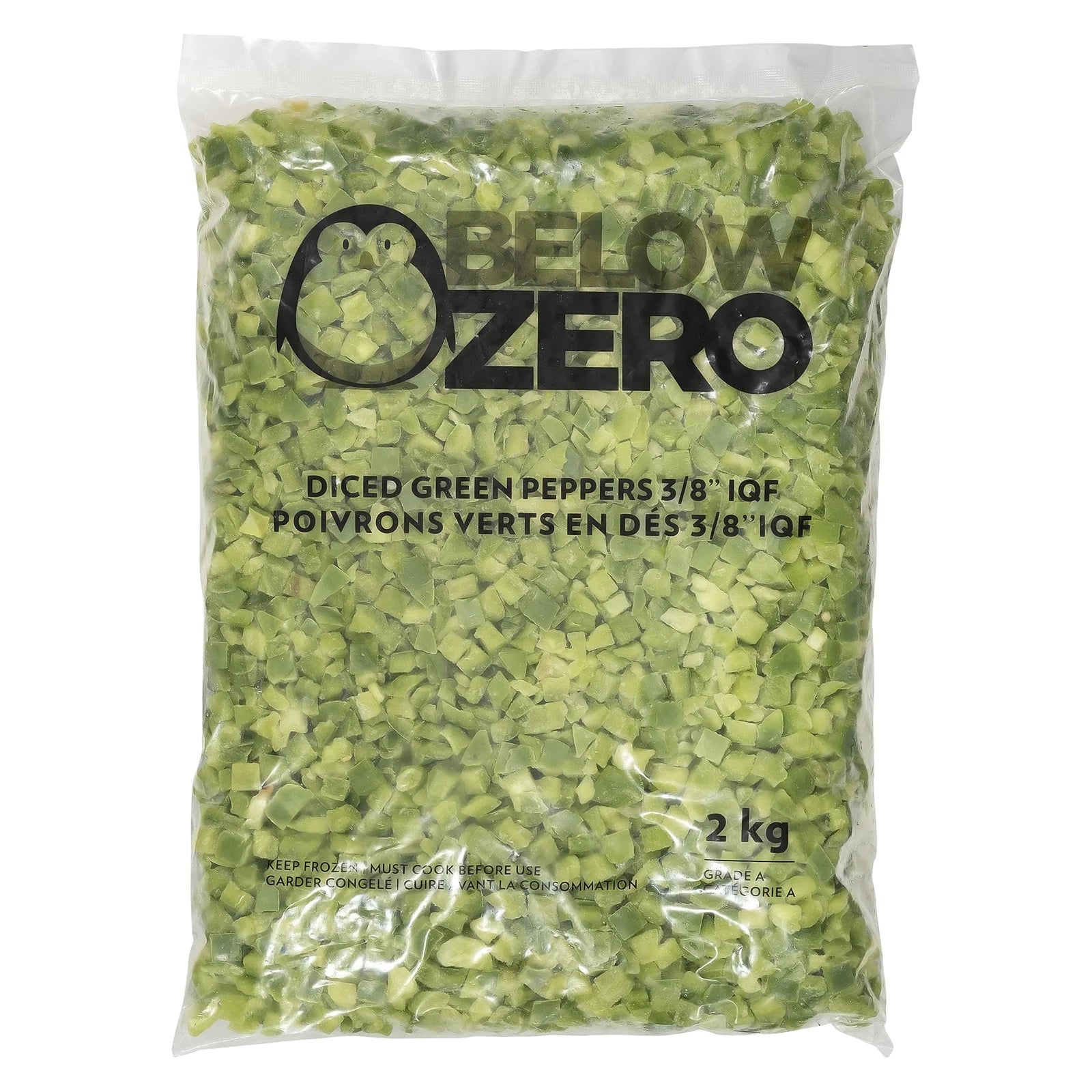 Below Zero - IQF Diced Green Peppers