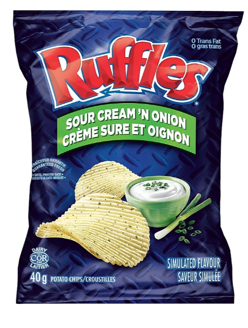 Ruffles - Chips - Sour n Cream - 40g