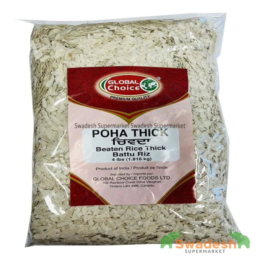 Global Choice - Flattened Rice - Poha - Thick