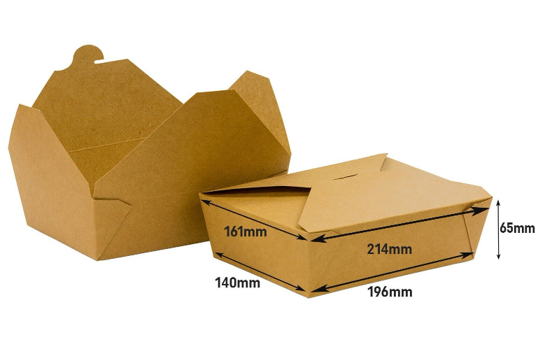 Kraft Deli Boxes 4 Flap #3