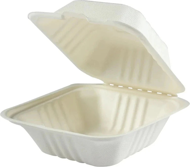 CanGreen - 6X6 Cornstarch Hinged Container