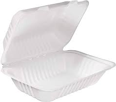 CanGreen - 8X8 Cornstarch Clamshell Container - 801
