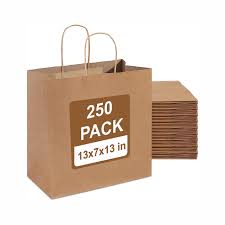 Brown Paper Bag w/ Twisted Handle 12x7x12/13x7x13