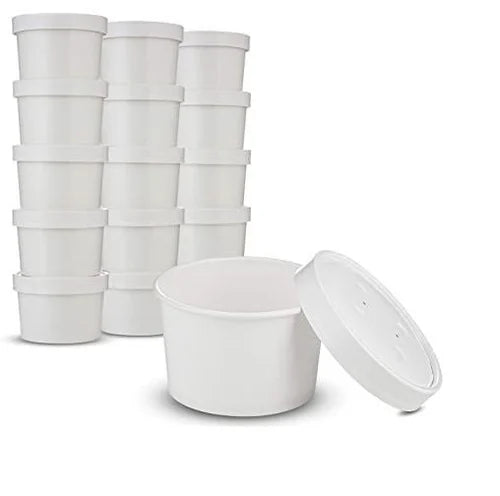 7" Paper Lids For Round Container - 512/527